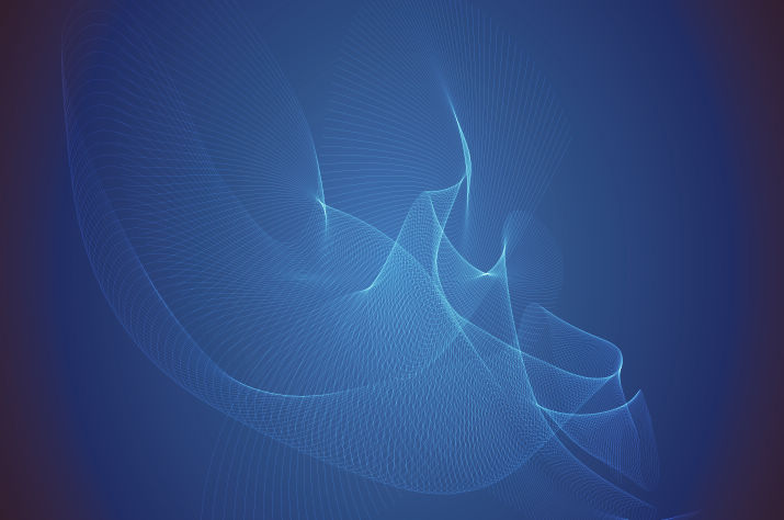 free vector Abstract Blue Wave Vector Illustration